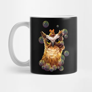 Owl and mouse. Mug